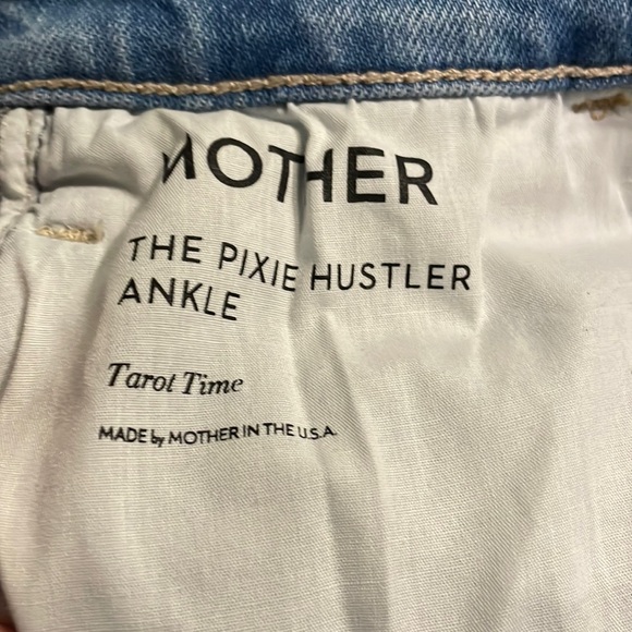 MOTHER “PIXIE HUSTLER ANKLE” WASH: TAROT TIME **SIZE 26 *NWT $258.00 - Picture 10 of 13